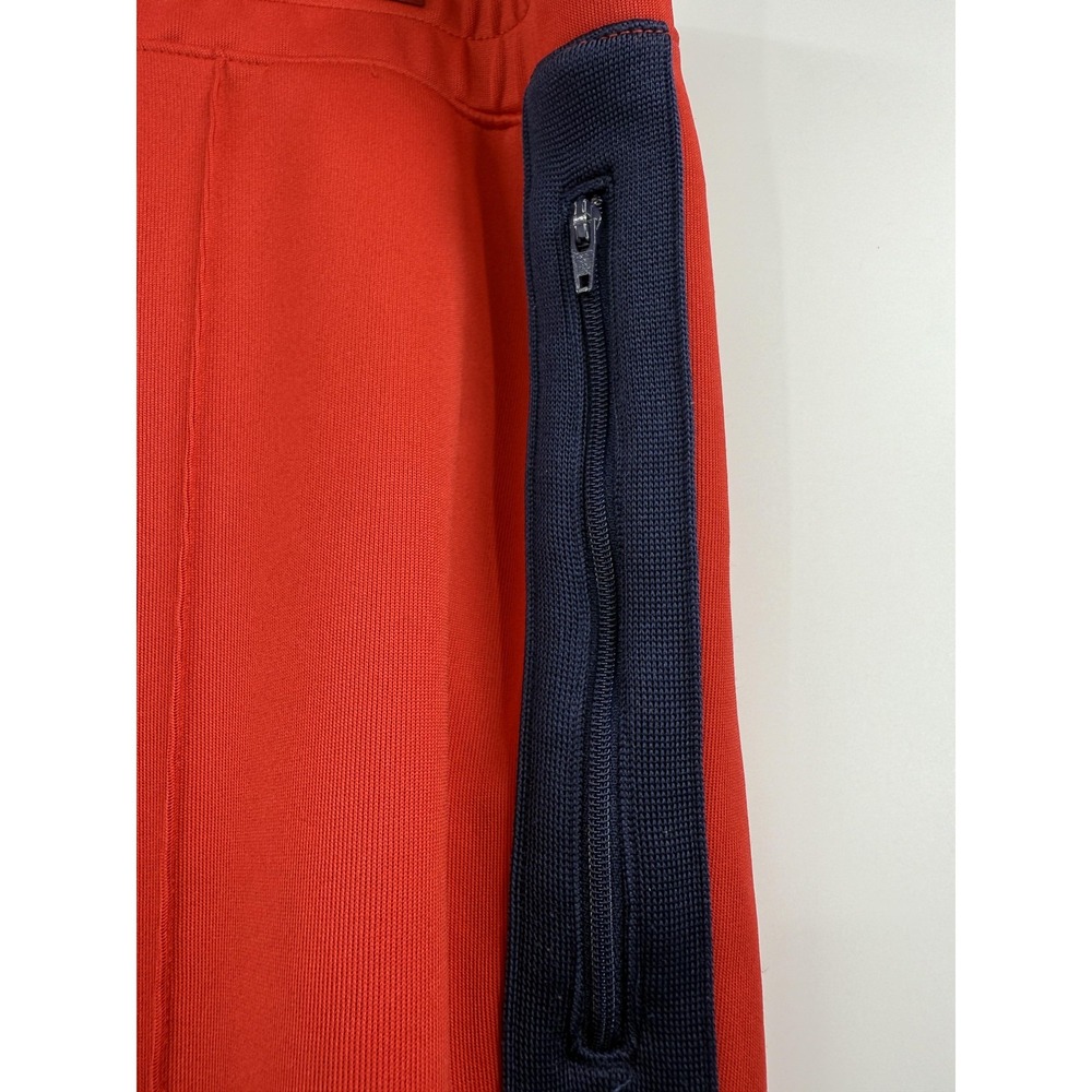 Nike Martine Rose Track Pants Mens Large Red Navy Zip Hem Joggers Side Pocket - Picture 4 of 11